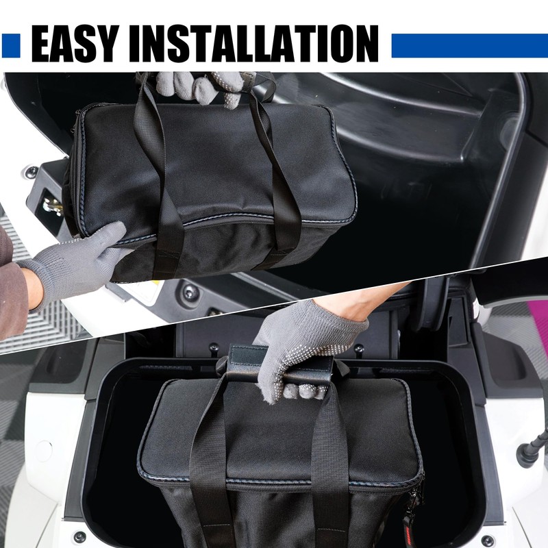 KAMIYONG 2pcs Rear Trunk Organizer Removable Liner Luggage Bags Waterproof