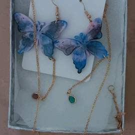 Butterfly earrings inspired by enchanting beauty of the natural word for mystical vivid touch to your jewelry collections.