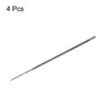 sourcing map 4pcs Chainsaw File, 13/64" (5.2mm) Round High Carbon