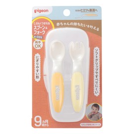 PIGEON Pigeon Self-Usable Spoon & Fork with Case FRESH