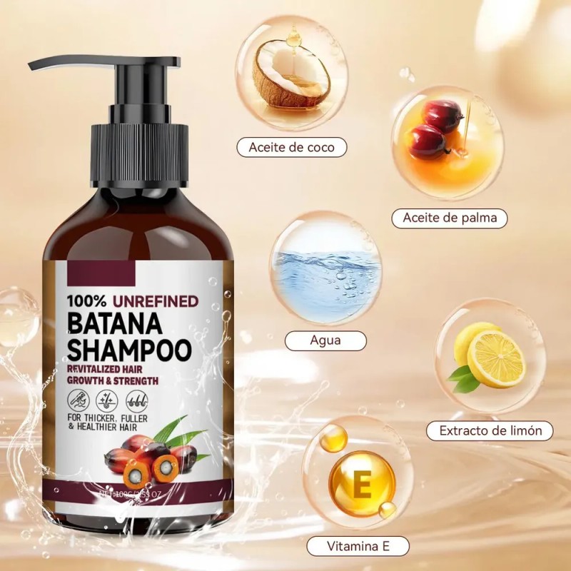 Pack Champú de Batana y Romero para Crecimiento del Cabello,