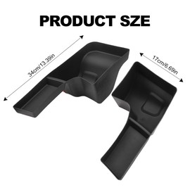 AuMoHall Rear Trunk Storage Tray Organizer for 2018-2022 Wrangler JL Interior Accessories, Car Wheel Well Storage Bin Cargo Expansion Organizer Box