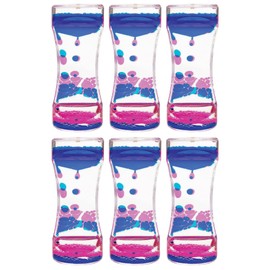 Teacher Created Resources Blue & Pink Liquid Motion Bubbler, Pack of 6