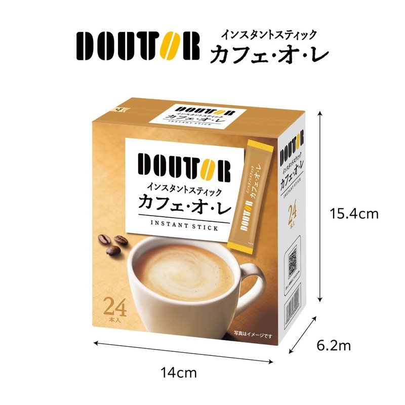 Doutor Coffee Instant Stick Cafe au Lait 24P