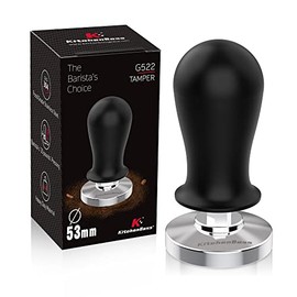 Coffee 53mm Espresso Calibrated Tamper: KitchenBoss Espresso Pressure Tamper, Coffee Spring Loaded Tamper 54mm Espresso Hand Tamper | Weighted Coffee Espresso Tamper 53 MM