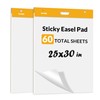 SUNEE Sticky Easel Pads, 25x30 Inches, 30 Sheets/Pad, 2 Pack