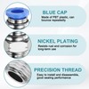 sourcing map 5pcs Push to Connect Fittings 6mm Tube OD