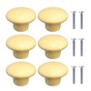 NAKUPENDA Pack of 6 Furniture Knobs, Round Ceramic Cabinet Drawer