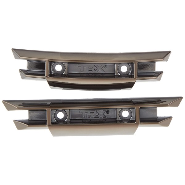 Traxxas 5335X Bumpers Front and Rear Black Chrome, Revo