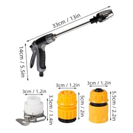 Water Blitz Pressure Washer | 360° Rotating Nozzle with 3 Spray Modes | Portable High Pressure Cleaner for Car, Floor, Wall