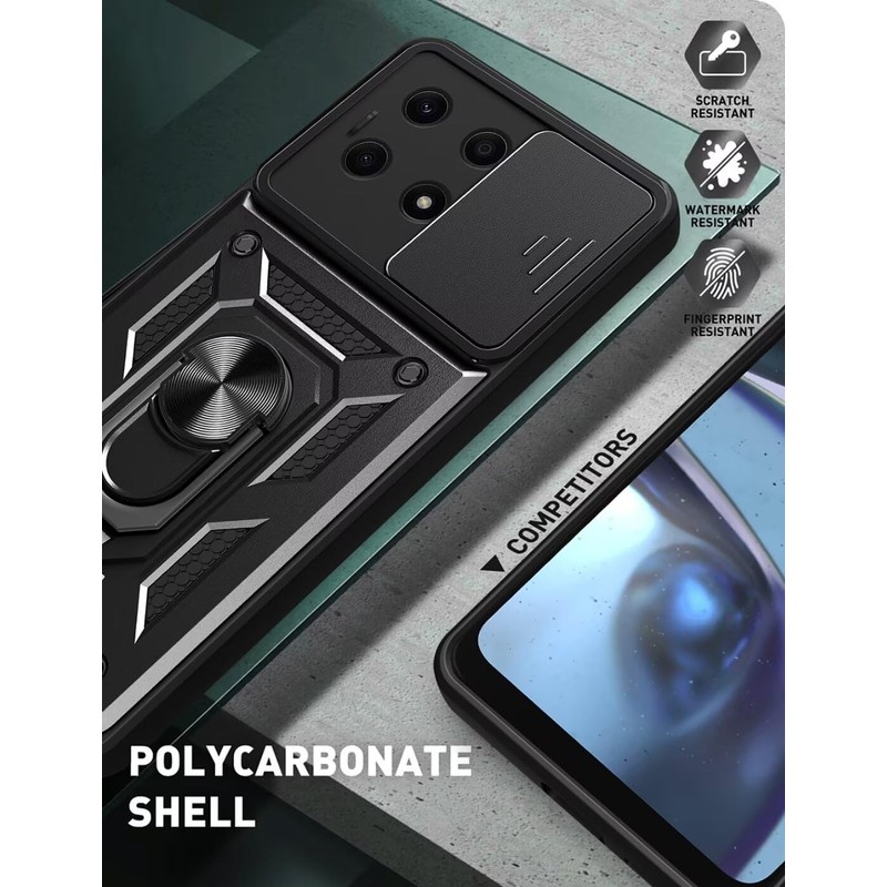 JIAFEI Hülle Kompatibel mit Honor X8b, TPU+PC Dual Layer Stoßfeste