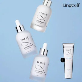 Ringcell 링셀 (GS단독)수분 단백질 퍼스트 앰플 50ml x 3개 + 링셀 클렌징폼 본품증정 Ringsel (GS Exclusive) Hydrating Protein First Ampoule 50ml x 3 + Free Ringsel Cleansing Foam Full Size