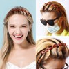 DHWEKU Bangs Hairstyle Hairpin, 2 Pieces Hairstyle Aid Headband with