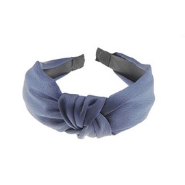 Glamour Girlz Ladies Burgundy Draped Silk Look Knot Headband Alice Band