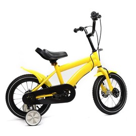 ZERNEIL 14" Kids Yellow Bike, Children Boys Girls Cycling Bicycle, Child's Bike with Training Wheels, Children Freestyle Safe Bicycle for 3-6 Years Old, Steel Frame Toddlers and Kids Cycle…