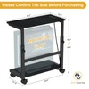 Snughome Computer Tower Stand with Charging Station, 25.0"-32.1" Height Adjustable