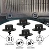 JLEivvi 12 PCS Car Mat Clips Universal Carpet Lock Clips