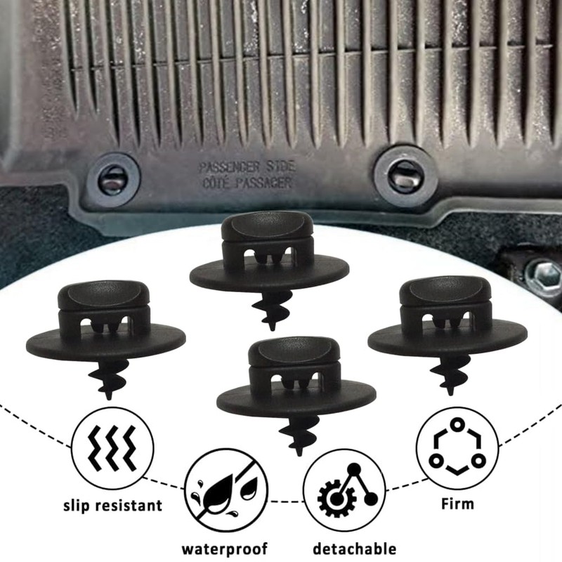 JLEivvi 12 PCS Car Mat Clips Universal Carpet Lock Clips