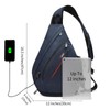 TUDEQU Sling Bag for Men,8 Pocket Sling Backpack Men,19L Sling