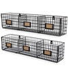 Wall35 Amalfi Hanging File Folders Office Desk Organizer Wall Mount