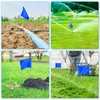 50 Pack Marking Flags Marker Flags for Lawn, IKAYAS 4