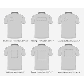 Subli-Cloth Cotton Sublimation Dark & Light Cloth Fabric Figure Sheets Circle 10cm Diameter (3.9Inch) (x 40 Units)