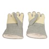 1 Pair Heat Resistant Gloves Separate Fingers Hot Proof Mitts