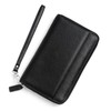 NYSH Genuine Leather Passbook Case, Large Capacity, Anti-Skimming, RFID Wallet