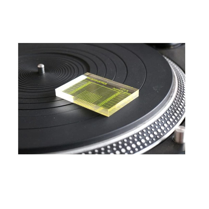 CYTGOUPER 2.6 x 1.9 x 0.3in Turntable Cartridge Alignment Tool,
