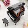 Exquisite Wooden Mini Piano Model Display Decoration Home Coffee House