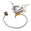 Camping Gas Stove Stainless Steel Strong Durable Windproof Electronic Ignition