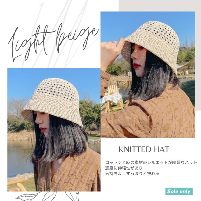 [$ole only] Sole Only Bucket Hat, Spring and Summer, Down