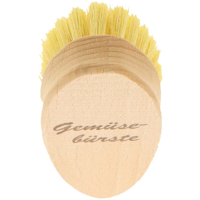 Vegetable brush, brush made of wood and Fibre