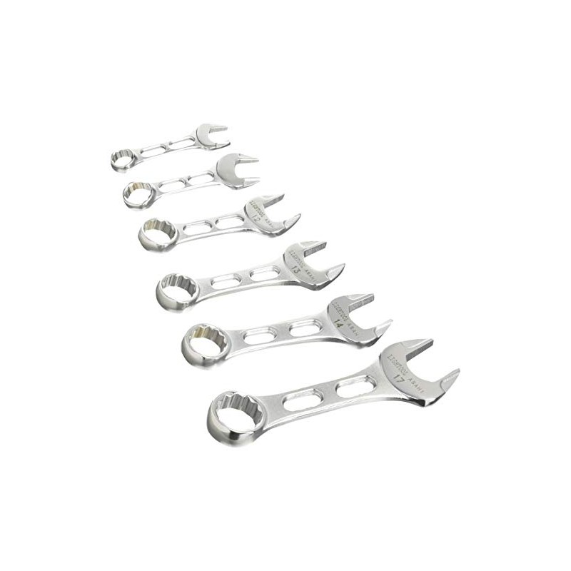 ASH LCWUS60 Light Tool Combination Spanach Conset, Set of 6
