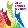 GUM Crayola Kids Flossers with Fluoride, Designed for Little Hands,