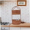 MAGICLULU Hanging Storage Basket Wall-mounted Pantry Basket for Home Organization