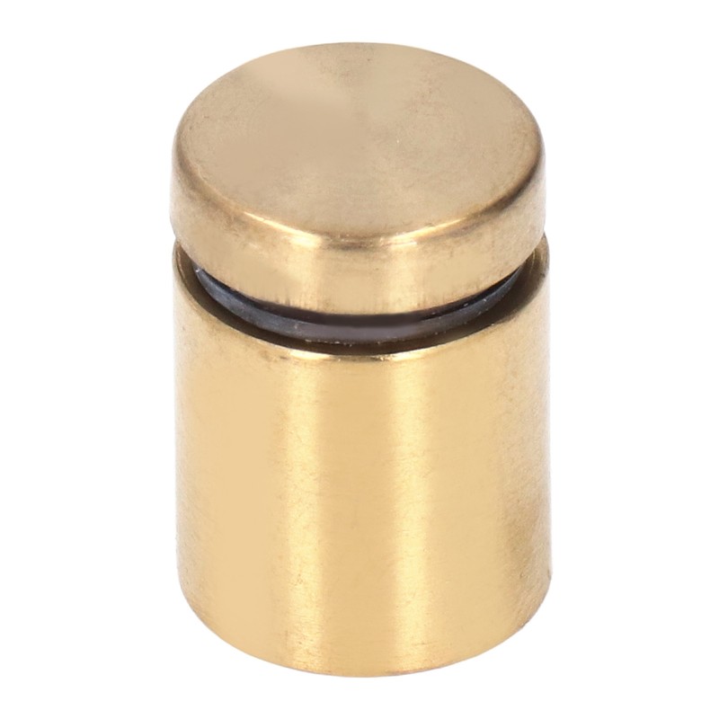 12Pcs Advertising Nail Stainless Steel Electroplated Brushed Gold Sign Holder