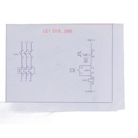 Magnetic Motor Starter, LE1D12M7 Three Phase Power Control Starter for Compressor Flame Retardant Magnetic Switch Box Single Phase 220V 230V 3 Phase 380V 400V 9-13A