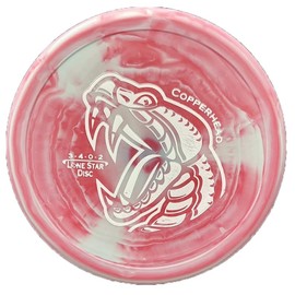 Lone Star Disc Victor 1 Copperhead | Slightly Overstable Disc Golf Approach Disc | Artist Stamp 170g+ | Floats in Water | Great Driving Putter | Colors May Vary