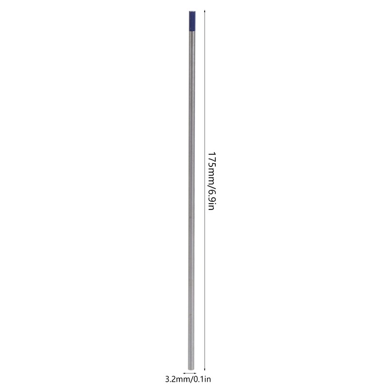 10Pcs Rod Welding Tungsten Electrode Arc Yttrium Needle Equipment Blue