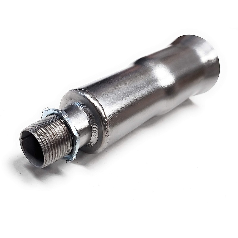 Exhaust tip 3/4 NPT for: Predator 212cc, GX160, GX200, DuroMax