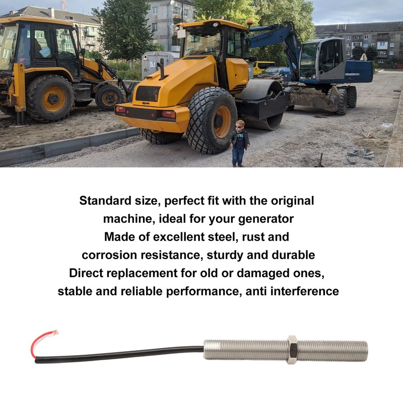 Diesel Generator Magnetic Rotate Speed Sensor Magnetic Pick Up Sensor