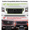 Luces de parrilla para Nissan Frontier 2022 2023 2024 luces