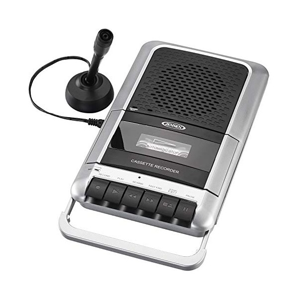 Jensen Portable Cassette Player and Recorder - AC-DC