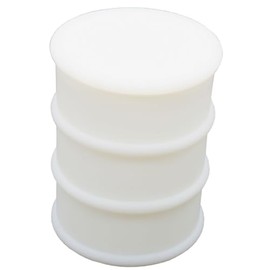 Vegcorn 500ml Large Silicone Wax Concentrate Container with Barrel Shape Non-stick Food Storage Jar Multi-use (Glow In The Dark)