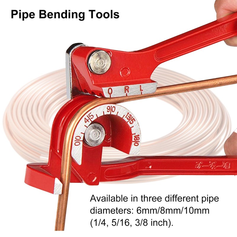 Taipintee Pipe Bender Set, 6/8/10 mm Pipe Bender, Can Bend