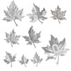 HILIUS Maple Leaf Wall Decor, 8 Pack Resin 3D Wall