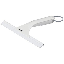 Leifheit Cabino Squeegee for Shower Glass, Window Squeegee with Rubber Lip, Glass, Tile and Shower Screen Wiper with Cleaning Width of 24 cm