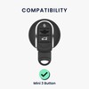 kwmobile Carcasa para Mando Compatible con Mini Llave de Coche