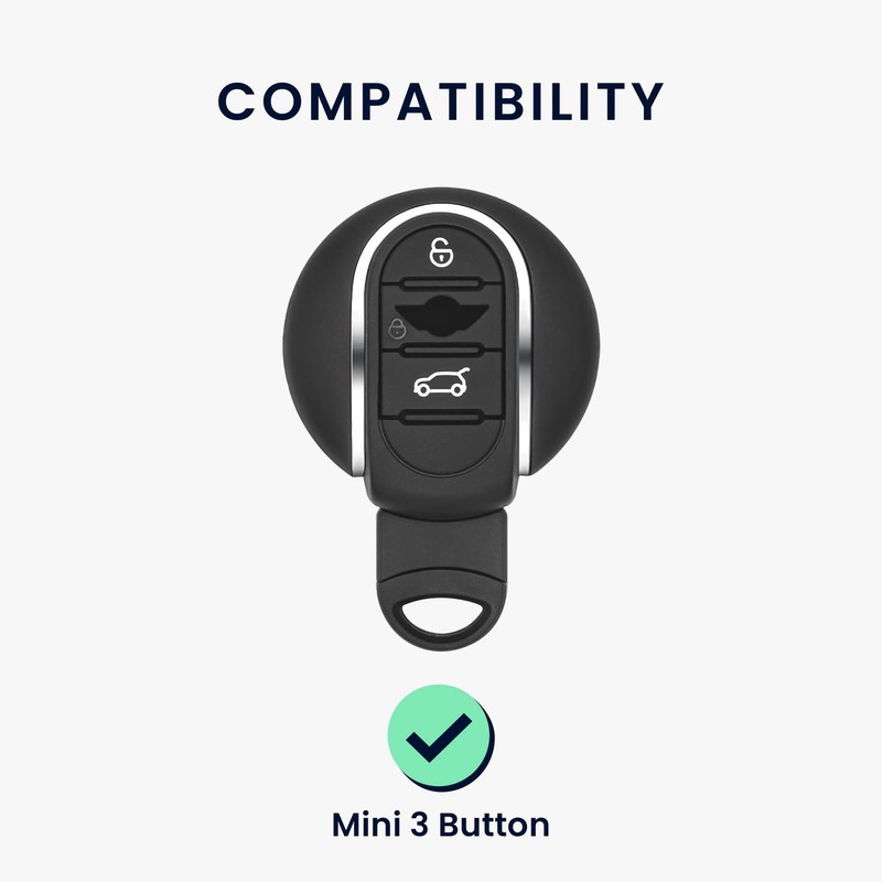 kwmobile Carcasa para Mando Compatible con Mini Llave de Coche
